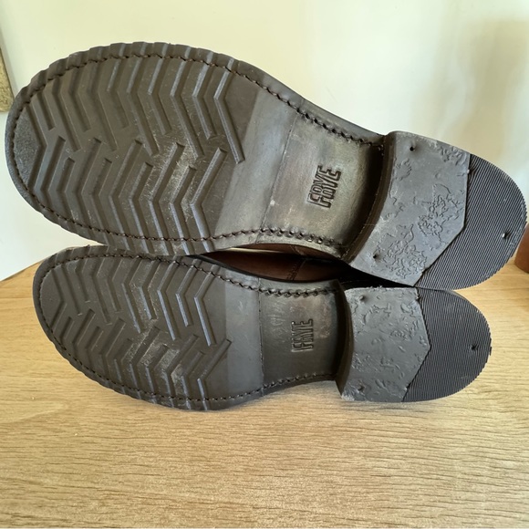 Frye Veronica Leather Zip Booties Size 7 - Picture 4 of 7